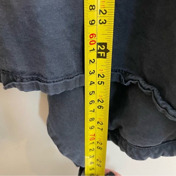 SANCTUARY Waterfall Drape Roll Sleeve Jacket - Navy, Size L - Picture 10 of 11